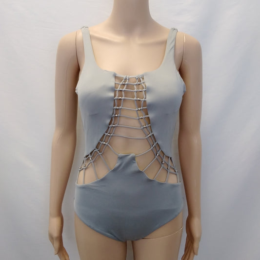 NWT - Dolce Vita One-piece Cement Gray One-Piece Swimsuit - M / US 8