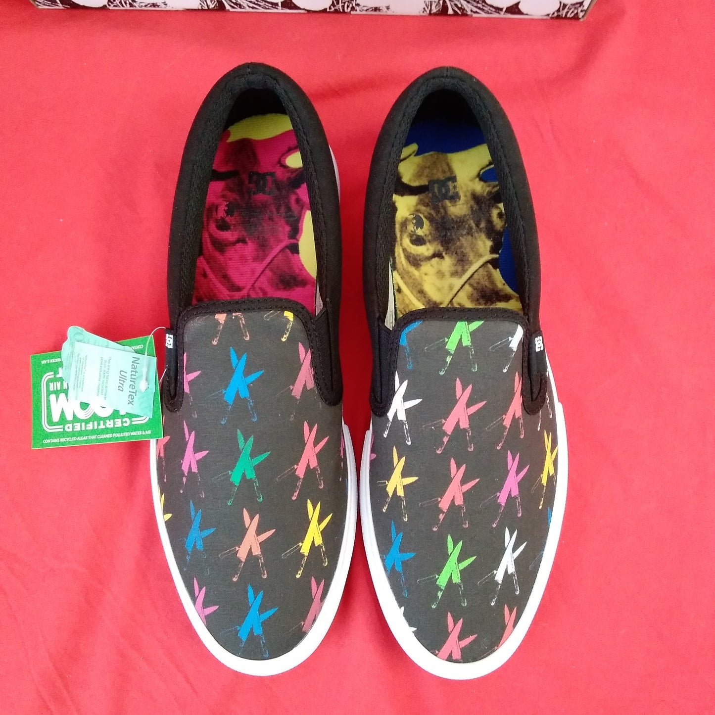 NIB - DC X Andy Warhol Men's Manual Slip-on Sneaker - Size: 10