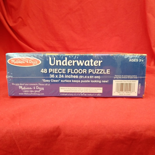 NIB - Melissa And Doug Underwater 48pc Floor Puzzle - Ages: 3+