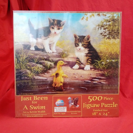 NIB - Just Been for a Swim - 500 Piece Jigsaw Puzzle by SunsOut