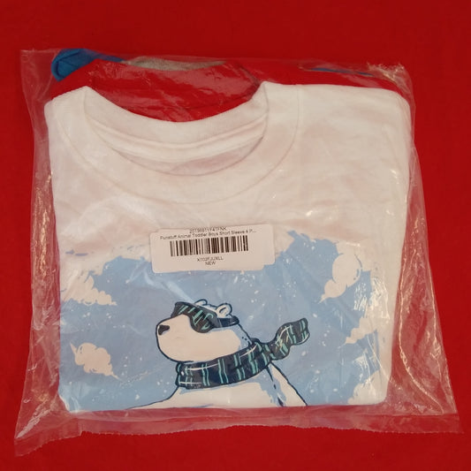 NIB -Funstuff Animals Boy's 4 Pack Graphic T-Shirt - Size: 4T