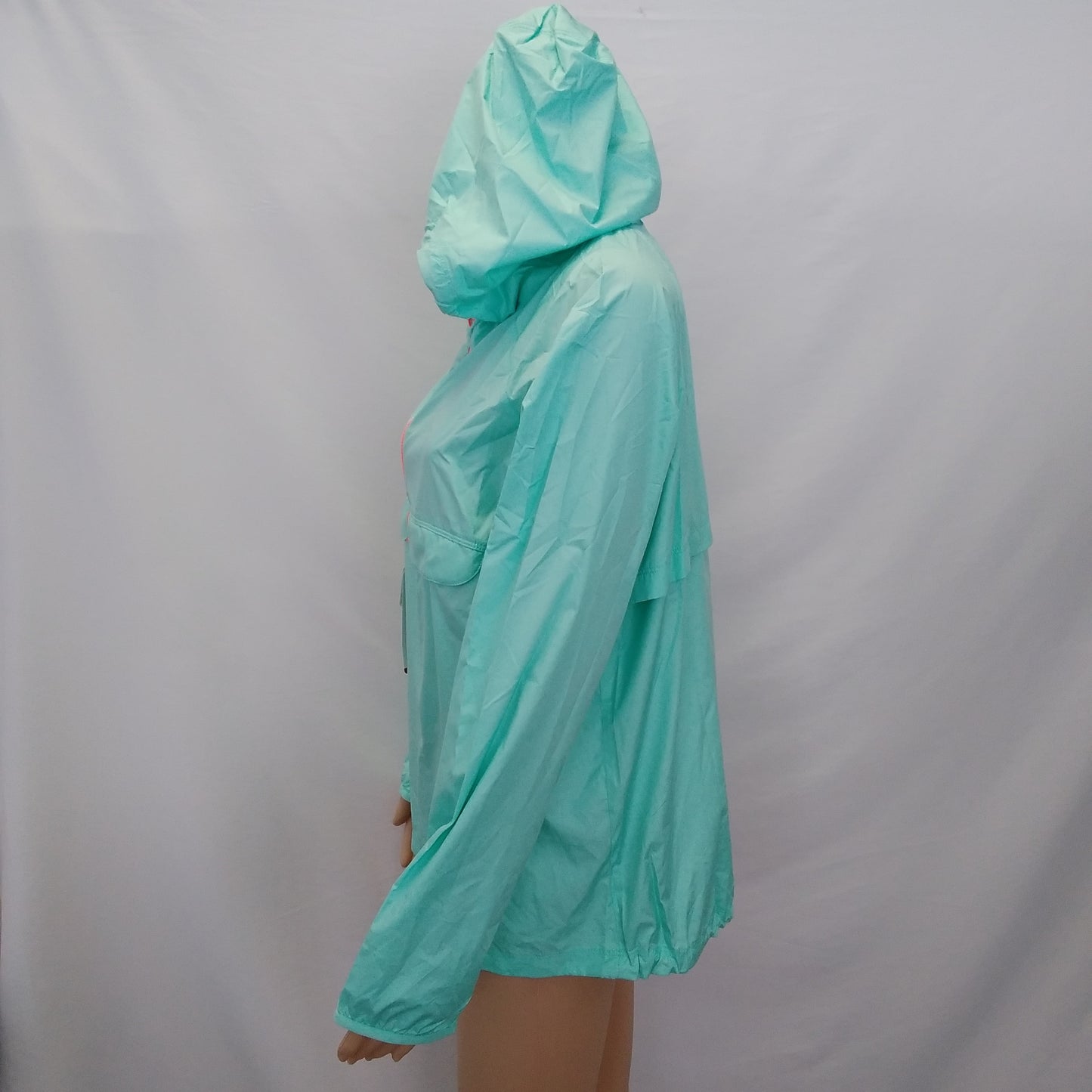 NWT - Under Armour Women's Seafoam Green Hooded Rain Jacket - Size: SM/P