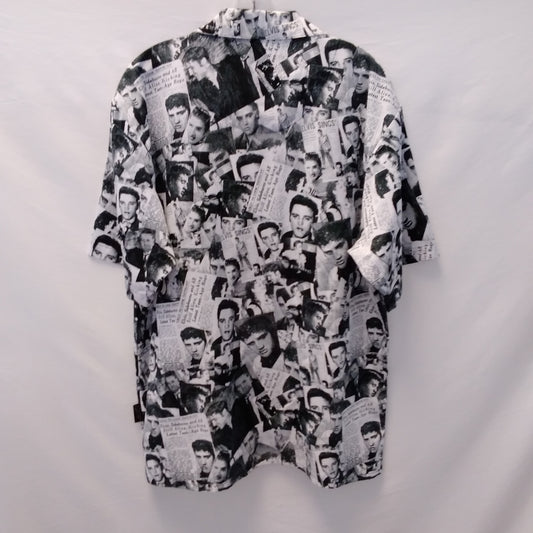 RARE - Dragonfly Clothing Sideburns & All Still Alive and Kicking - Elvis Presley Shirt - L