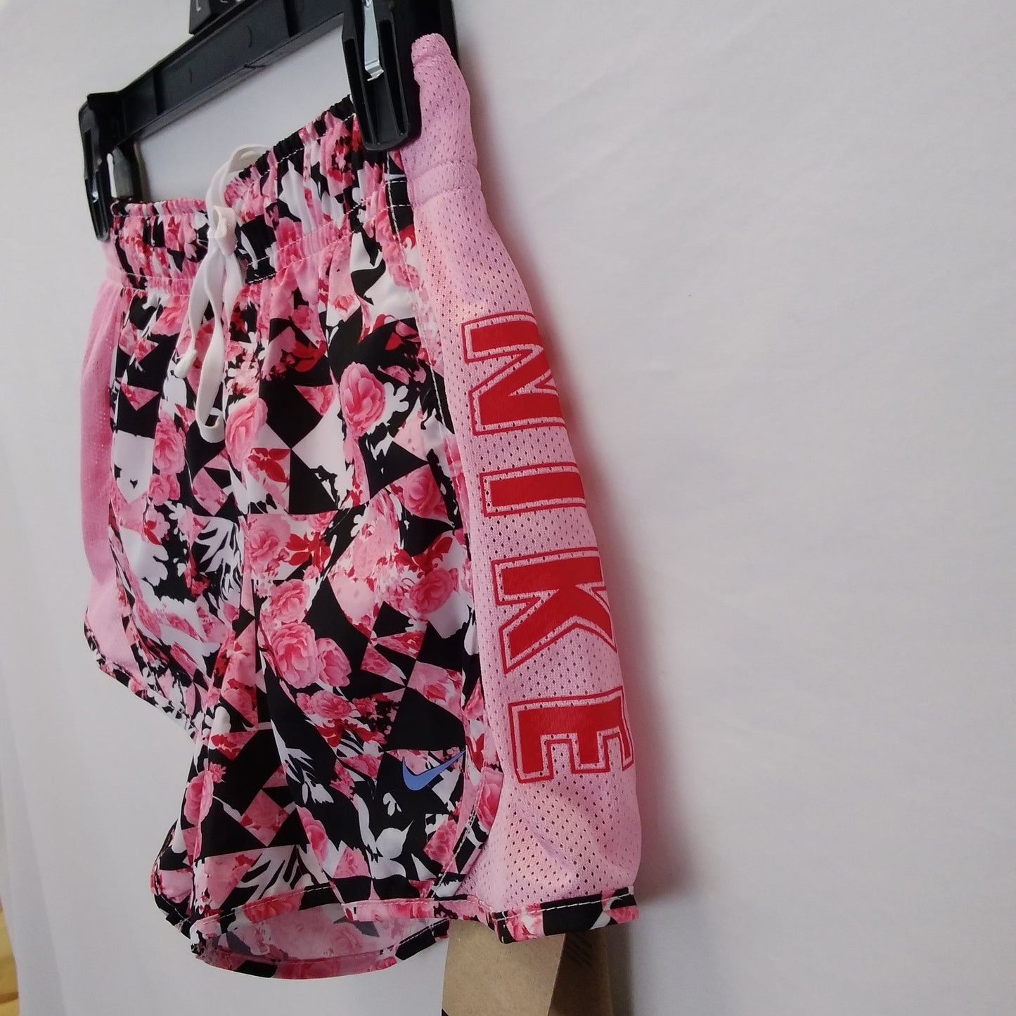 NWT - Nike Girl's Pink/Royal Running Shorts - M