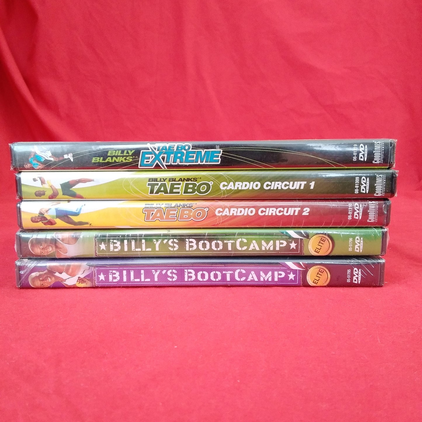 NIB - 5 Billy Blanks' Tae Bo Workout DVD's