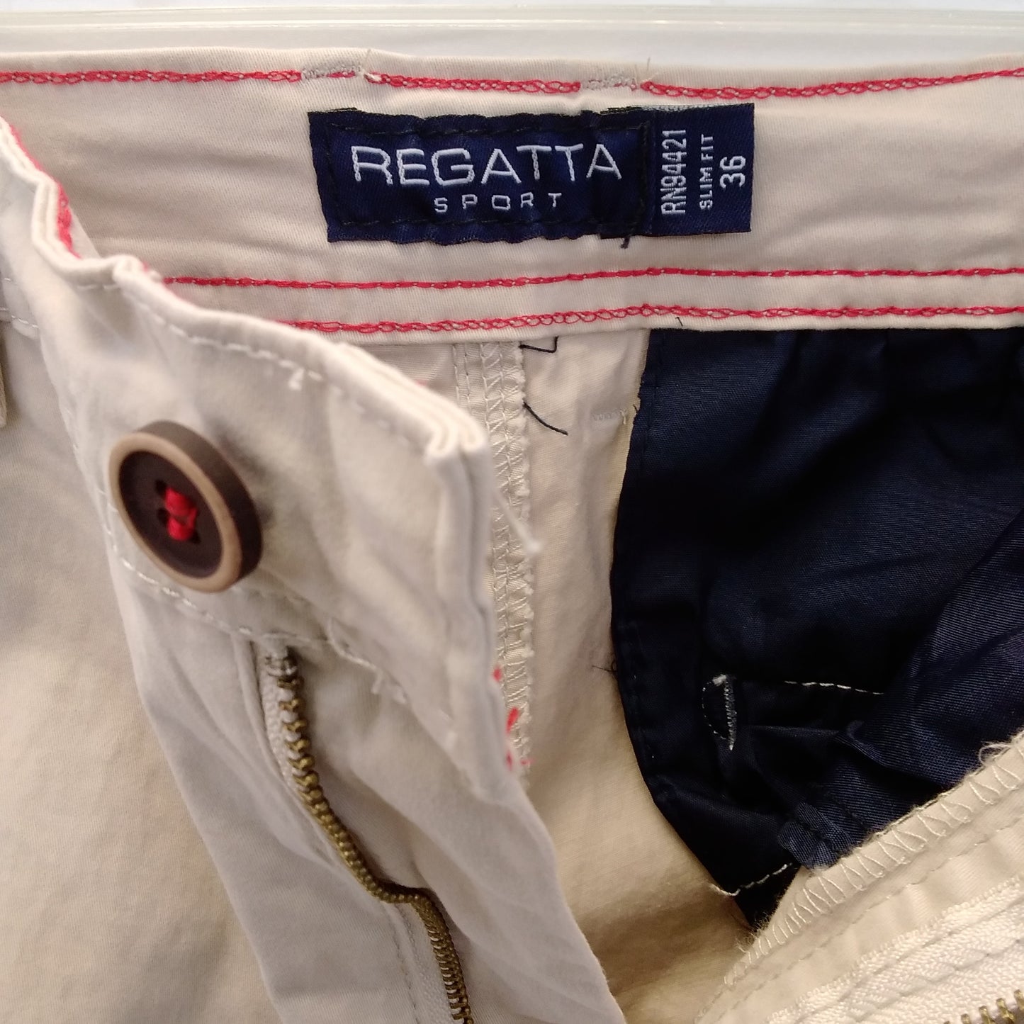 NWT - Regatta Men's Beige Casual Bermuda Shorts - 36