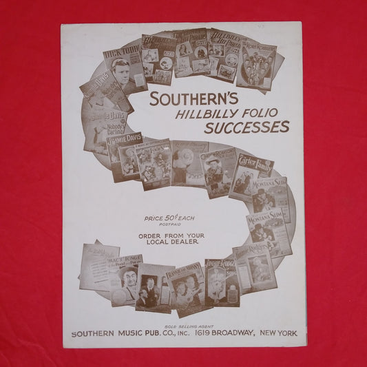 Vintage - Sheet Music "Smiles Are Made Out Of The Sunshine" Roy Rogers & Trigger in Man from Music Mountian
