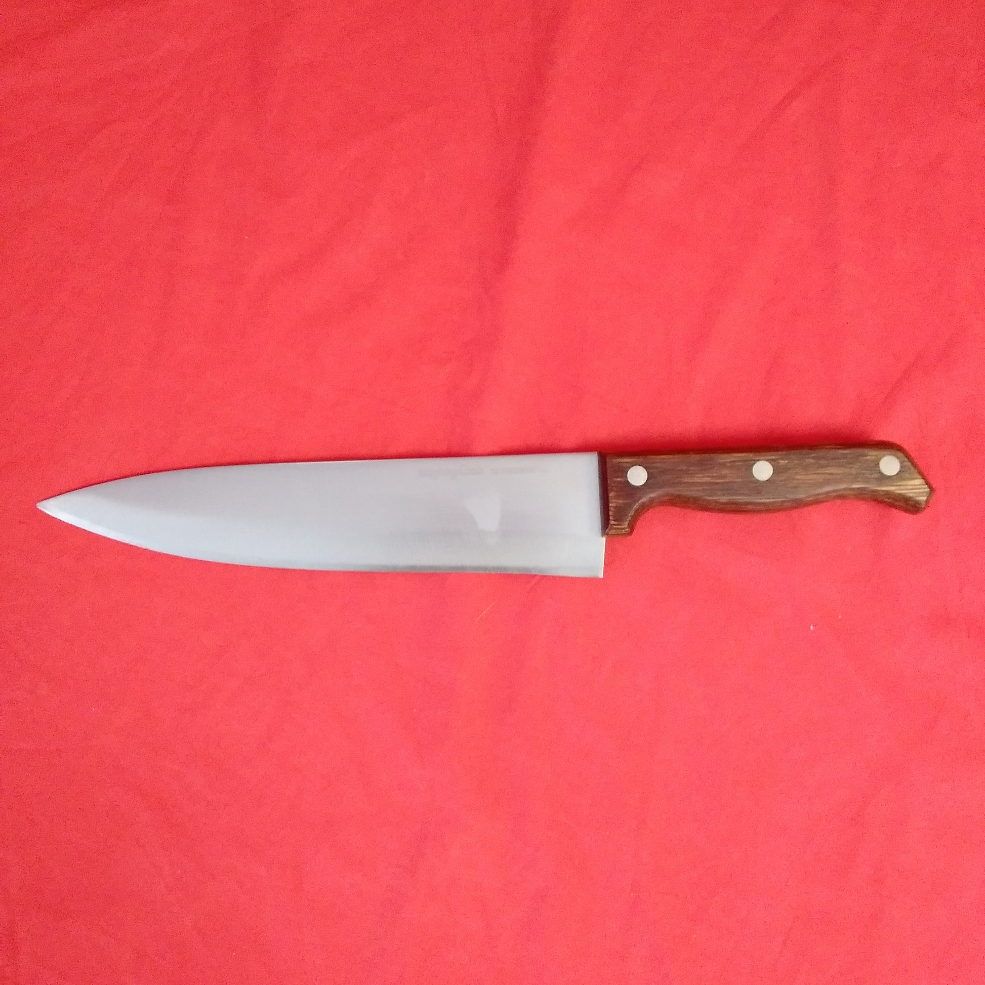 VTG Japan Made Emperor Steel Household Kitchen Knife Set Stainless & Wood  Handle
