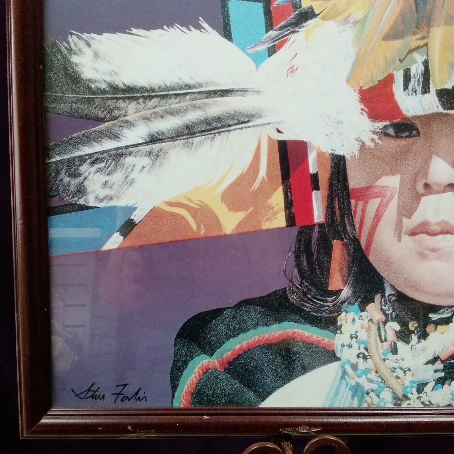 'Pueblo Treasure' Signed by Steve Forbis - 28.5"x28.5" Frame