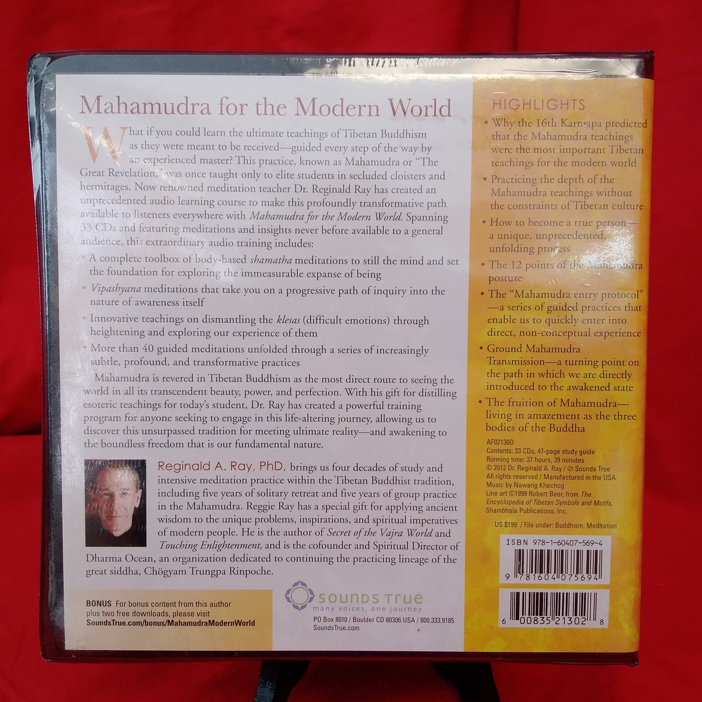 NIB - Mahamudra for the Modern World by Reginald A. Ray, PhD - Audio Training Course 33 CD's