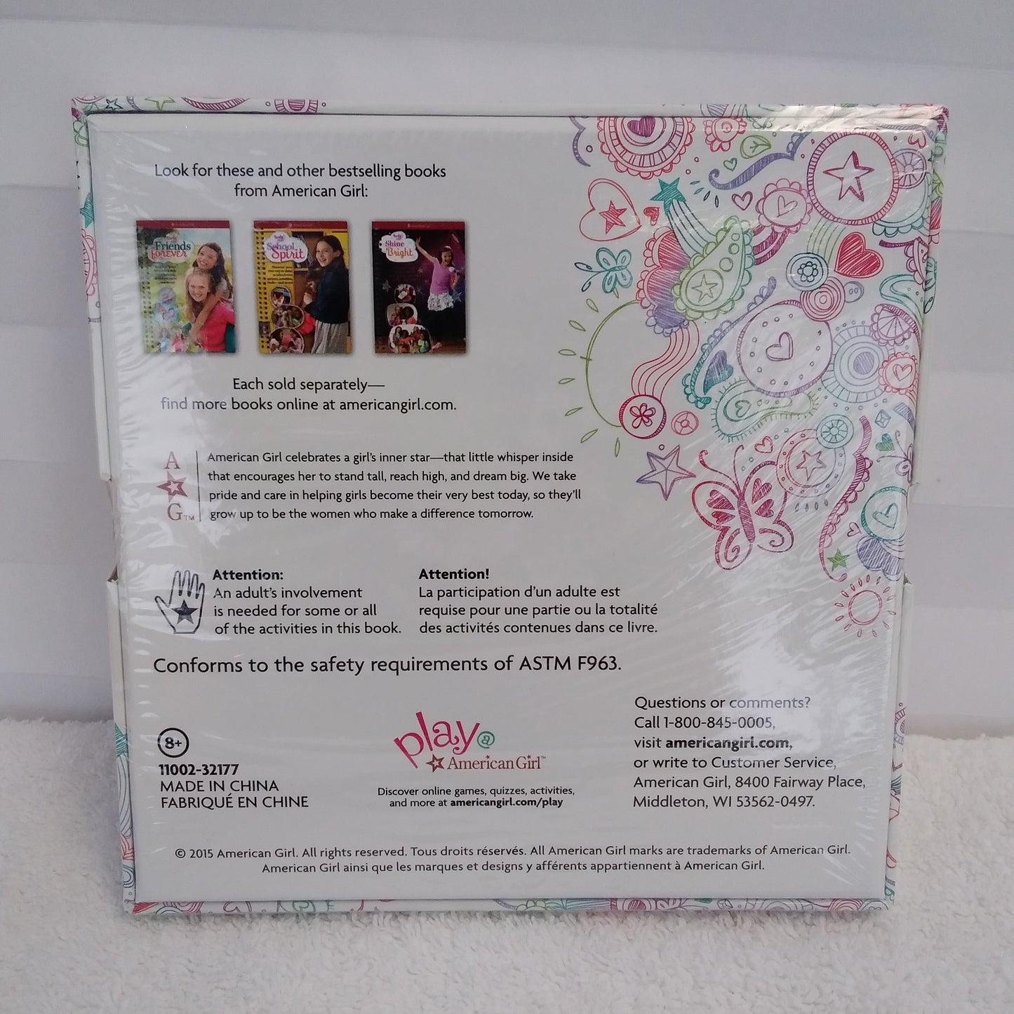 NIB - 2015 American Girl Truly Me Activity Cards Game Boxed Set