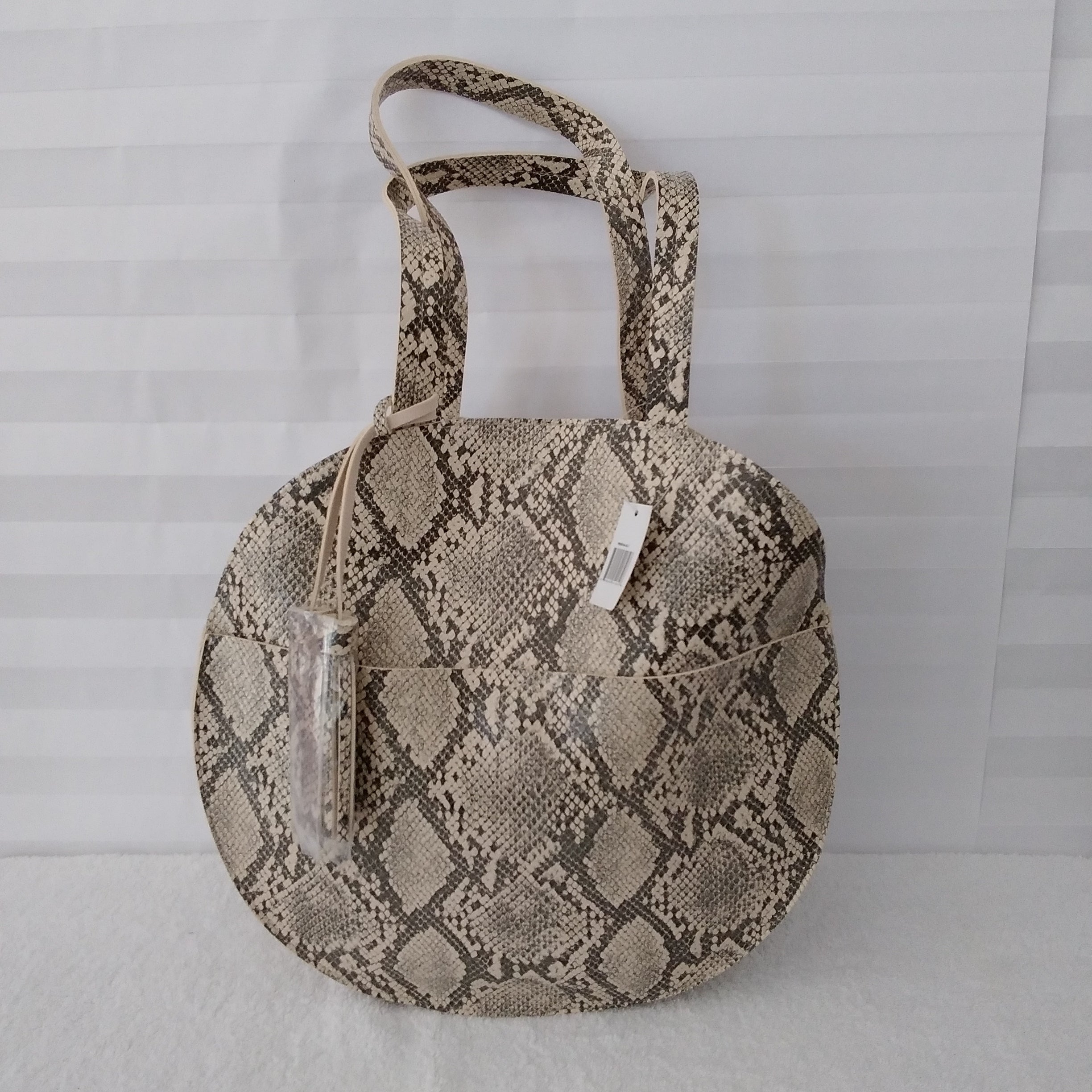 Snakeskin discount round bag