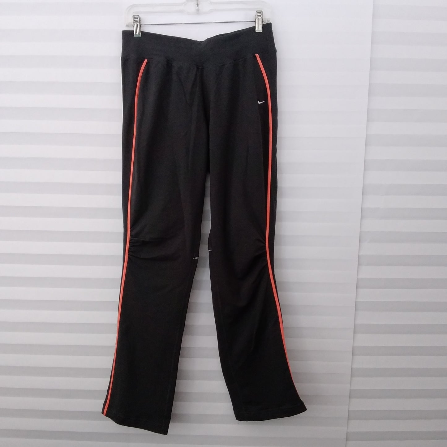 NWT - Nike Black Orange Dri-Fit Running Pants - M