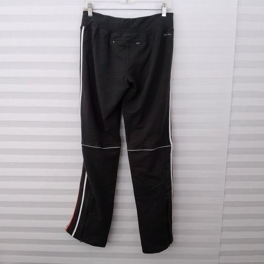 NWT - Nike Black Orange Dri-Fit Running Pants - M