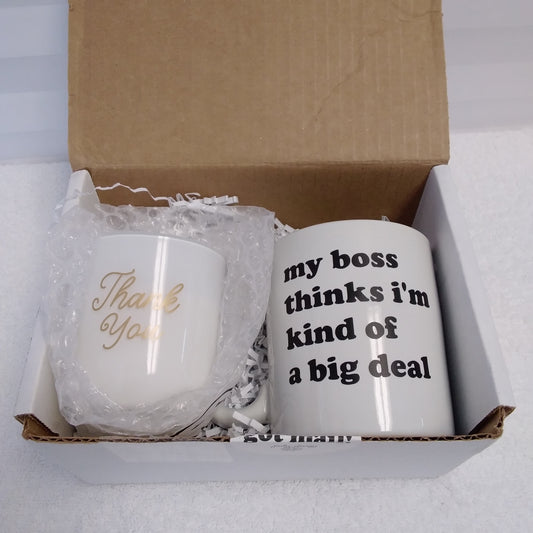 NIB - Employee Appreciation Coffee Mug & 3.9oz Scented Candle