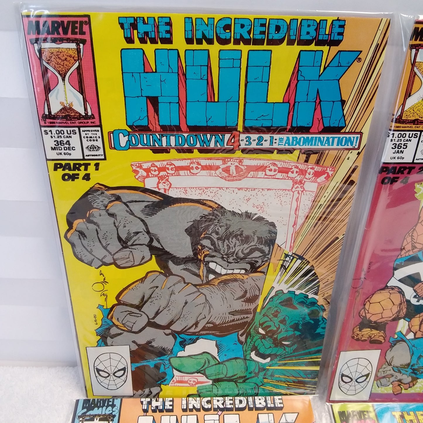 Marvel "The Incredible Hulk" Countdown Part 1-4 Complete Set