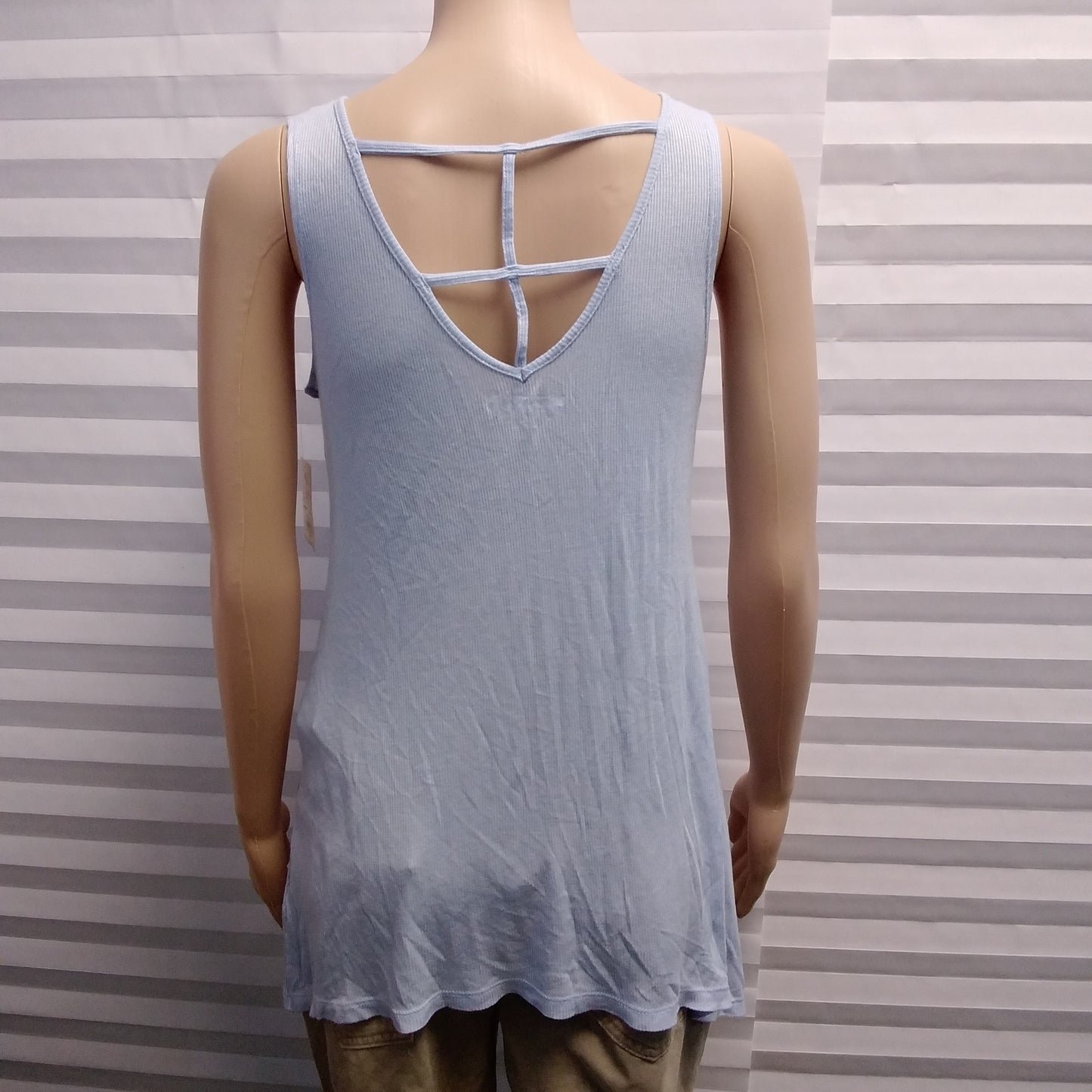 NWT - Mudd Blue Ladder Front Tank Top - Small