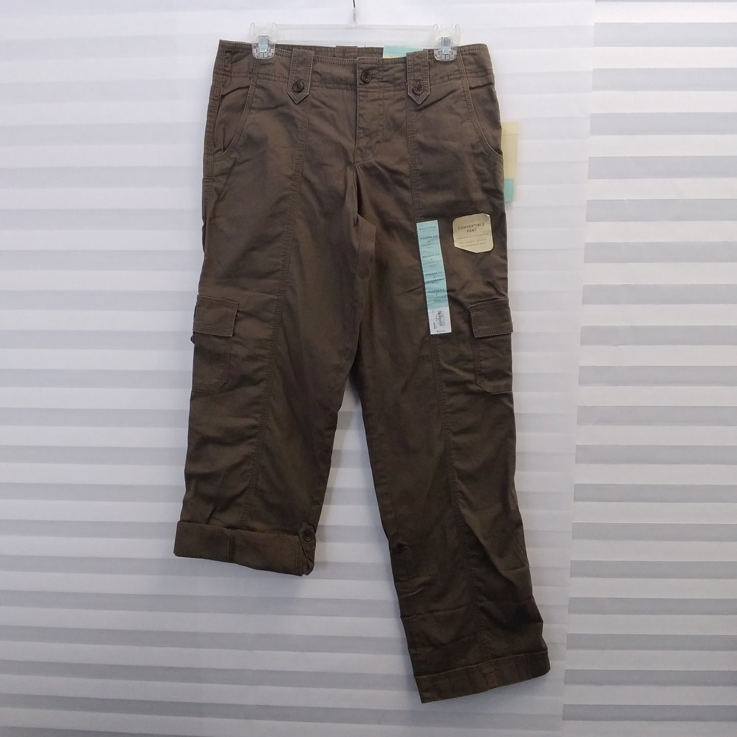 NWT - Sonoma Life + Style Misses Brown Convertible Pants - Size: 6