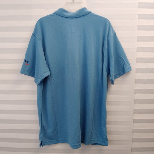 NWT - Pur Thread blue Sport Blue Polo Shirt - L