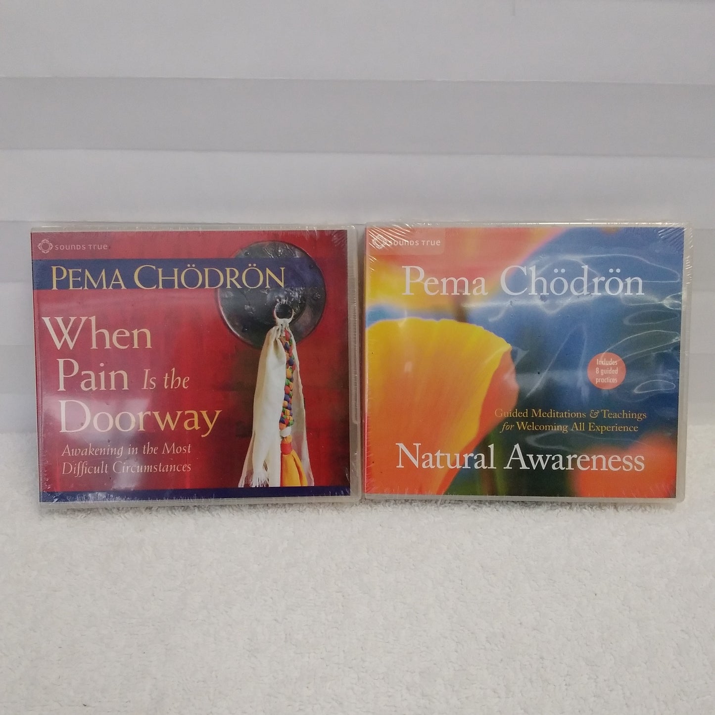 NIB - Natural Awareness & When Pain is the Doorway by Pema Chodron - Meditation CD Set (6 CD's Total)