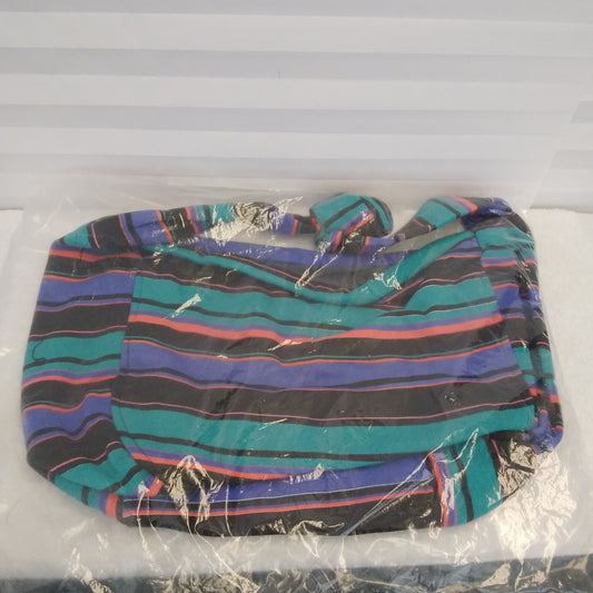 NWT - Girl Scouts 'Art Pop Stripe' Pro-Weave Slouch Bag