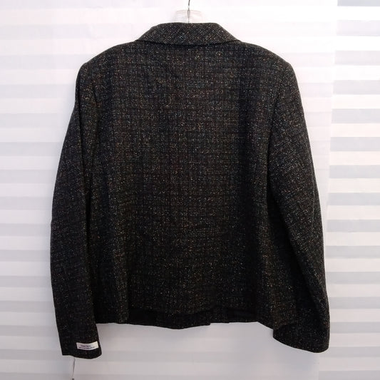NWT - Pendleton black multi Wool Blend Modern Nouveau Blazer - 18