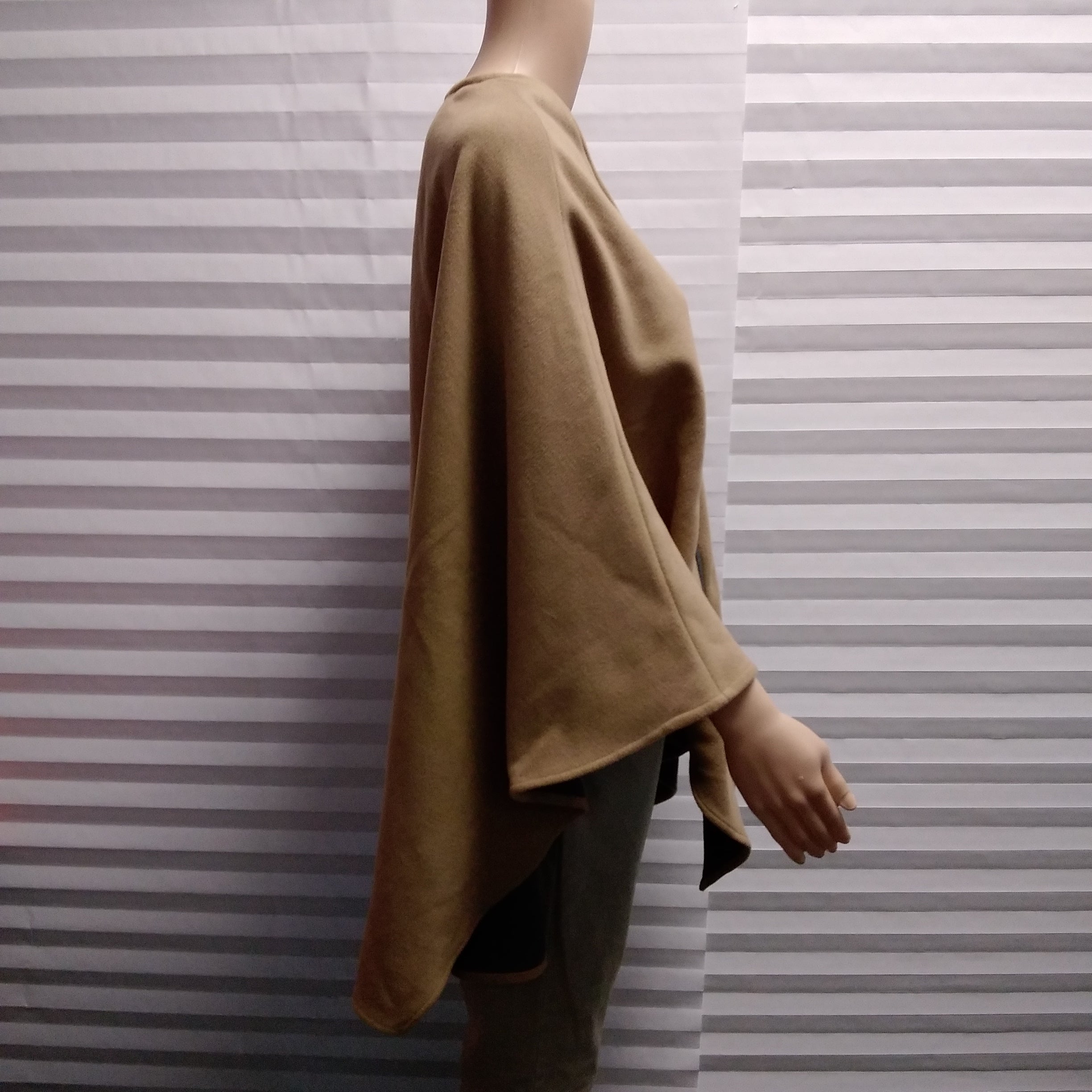 Tan 2024 poncho sweater