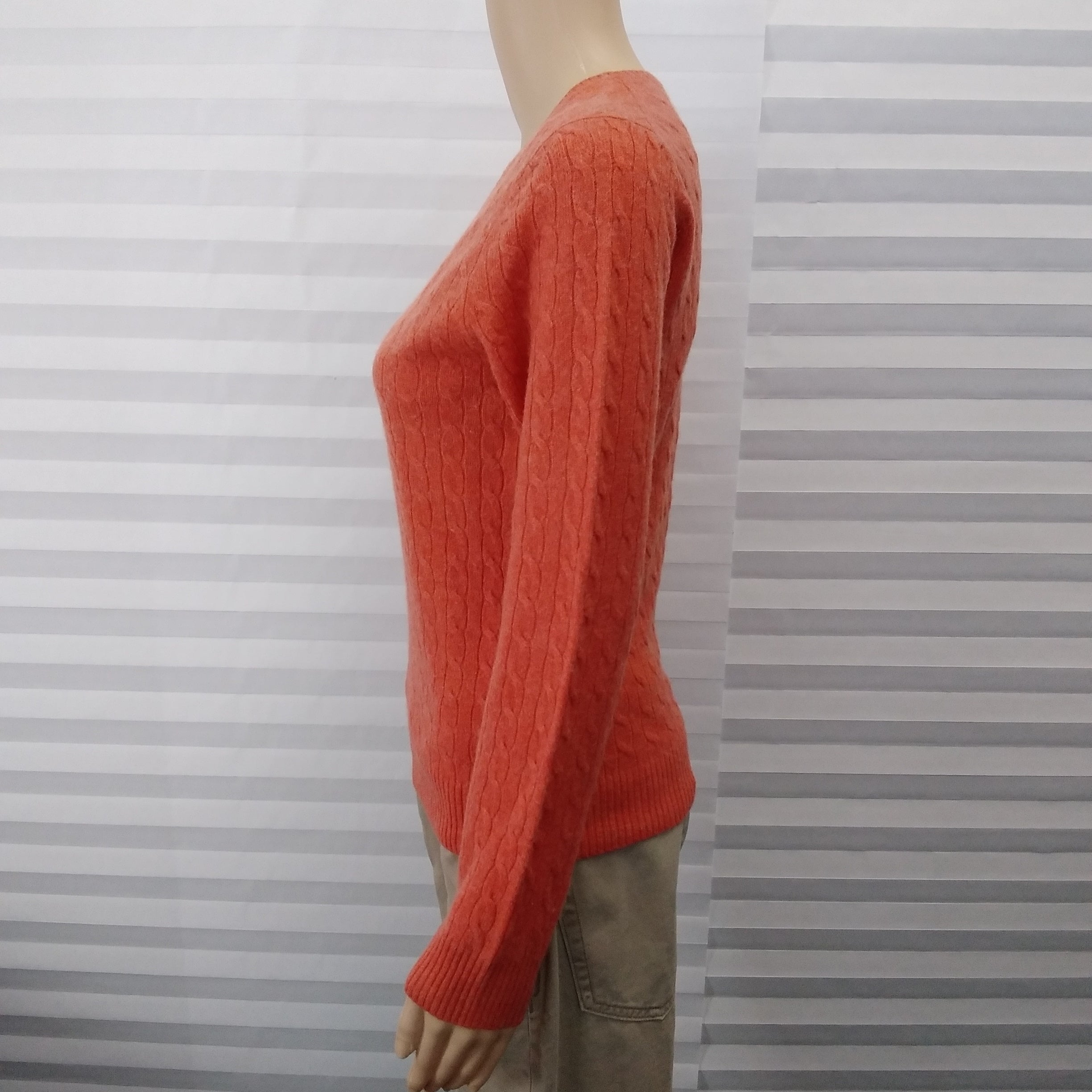 Burnt orange outlet cashmere sweater