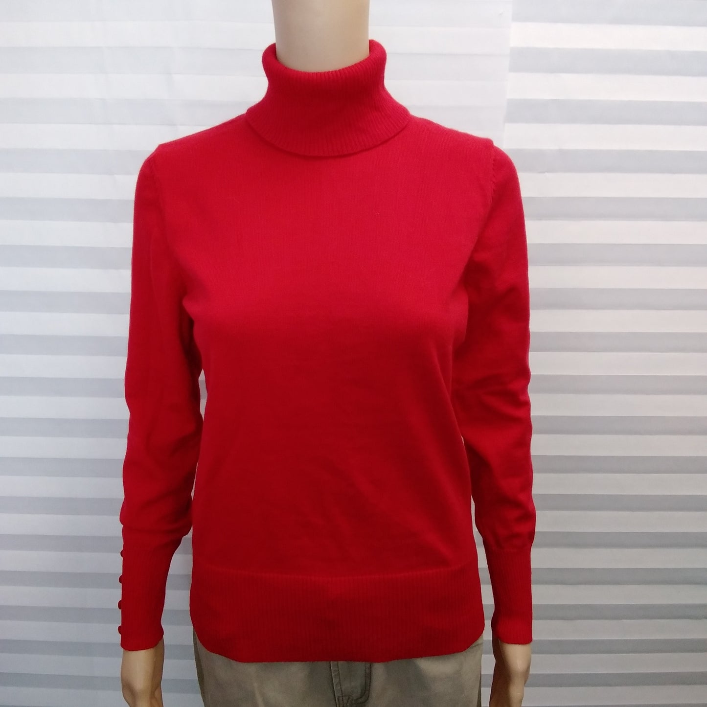 NWT - Cupio Red Rouge Turtleneck Sweater - Size: M