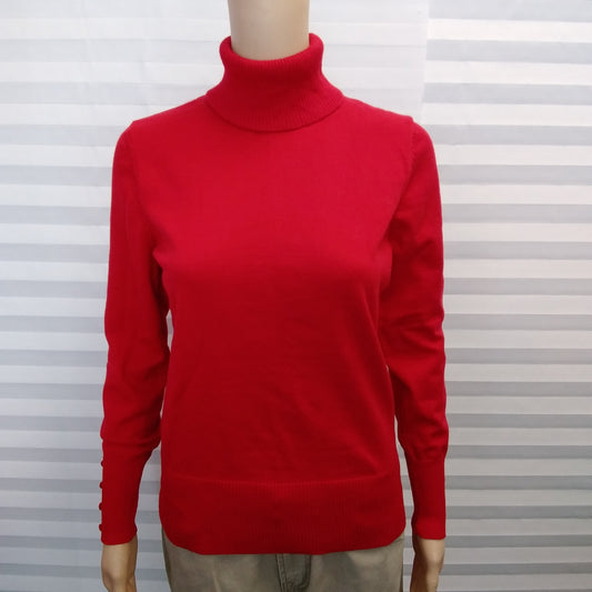 NWT - Cupio Red Rouge Turtleneck Sweater - M