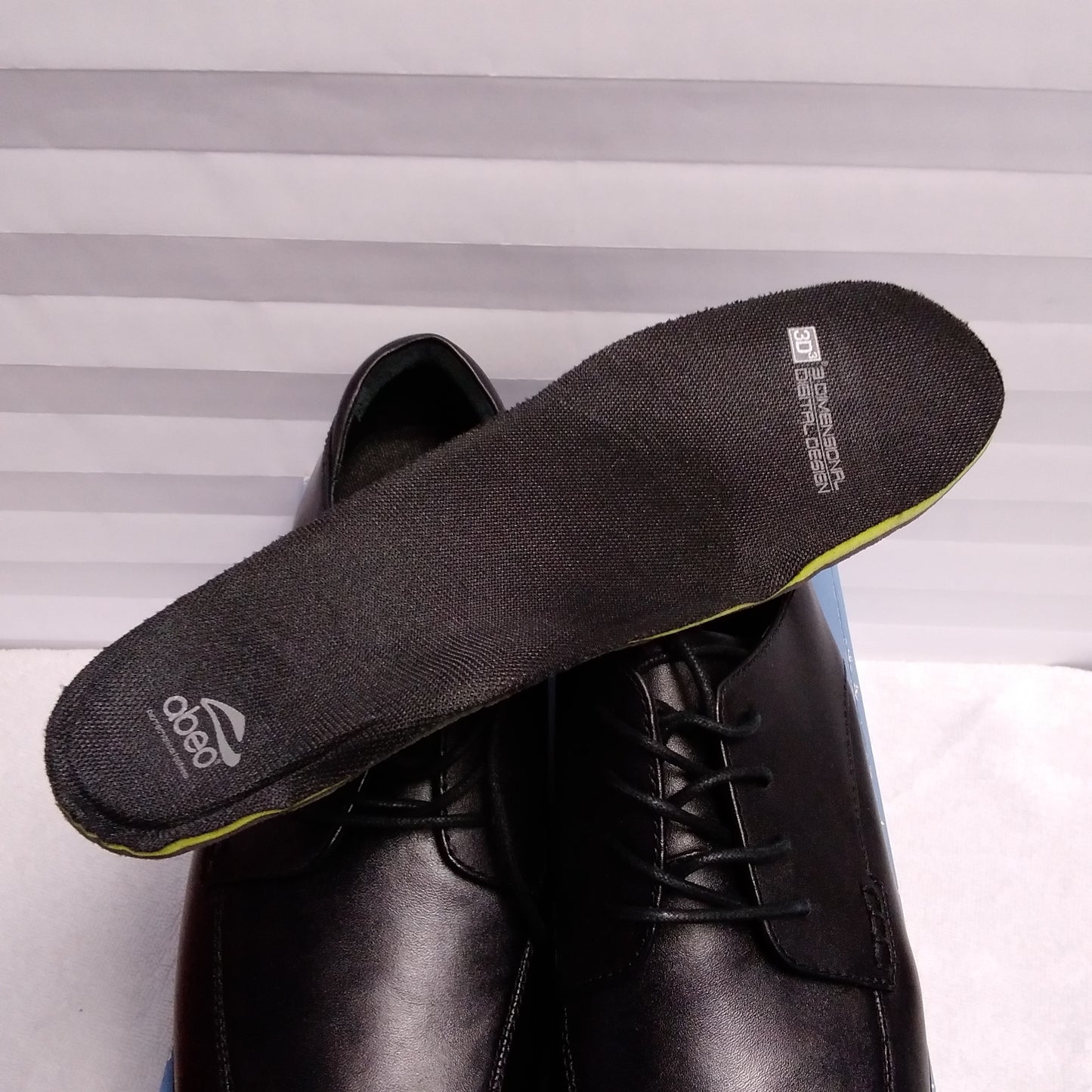 NIB - Abeo Men's Black Dawson Oxford Shoe - Size: 12