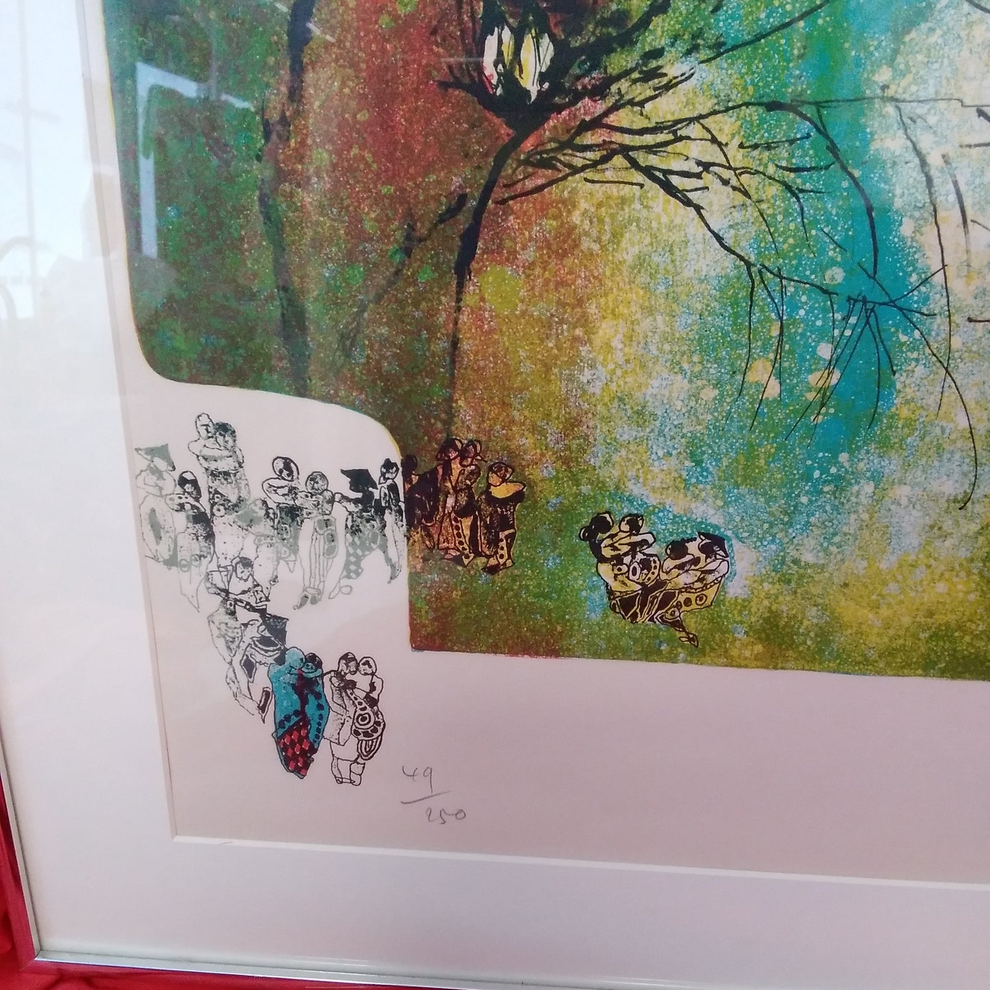 Beautiful Signed and Numbered  Lithograph Print by Hoi Lebadang - Print #49/250
