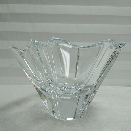Orrefors Swedish Crystal Clear Candy Dish - (W) 7" x (H) 4.25"