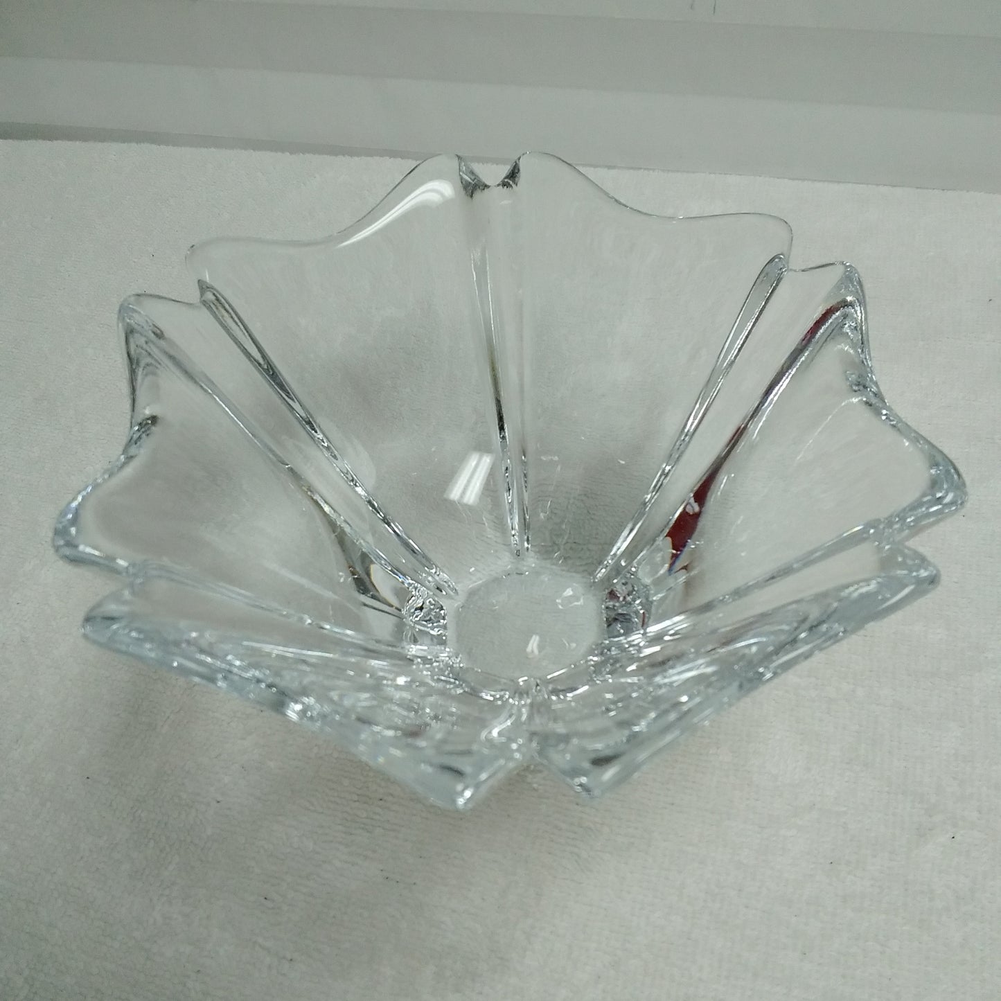 Orrefors Swedish Crystal Clear Candy Dish - (W) 7" x (H) 4.25"