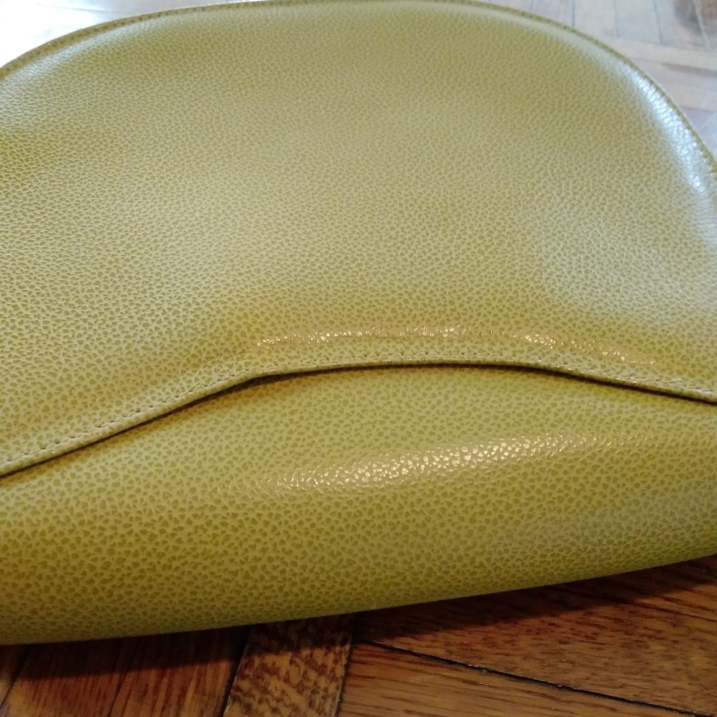 Vtg. Coach Carlyle Cross Body Olive Green Leather Madison Line