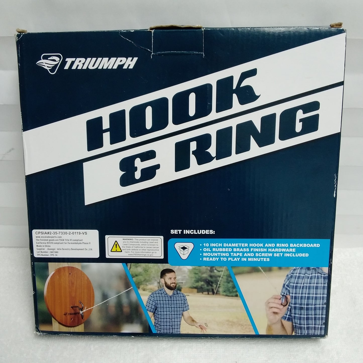 NIB - Triumph Hook & Ring Set (Damaged Box)