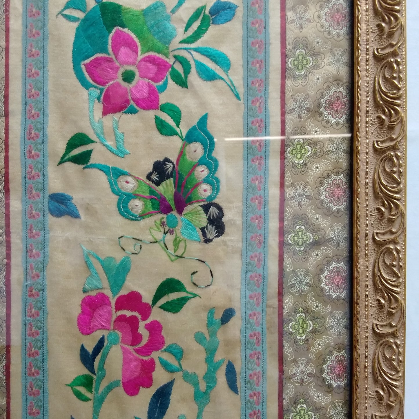 Framed Silk Embroidery