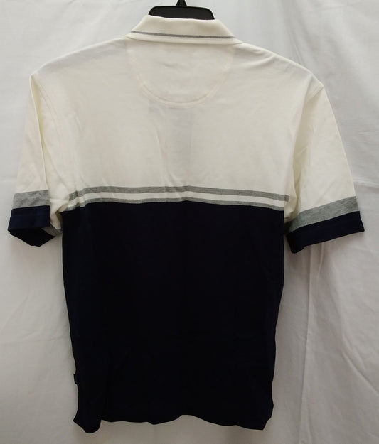 NWT -- Izod Navy White Polo Shirt -- S