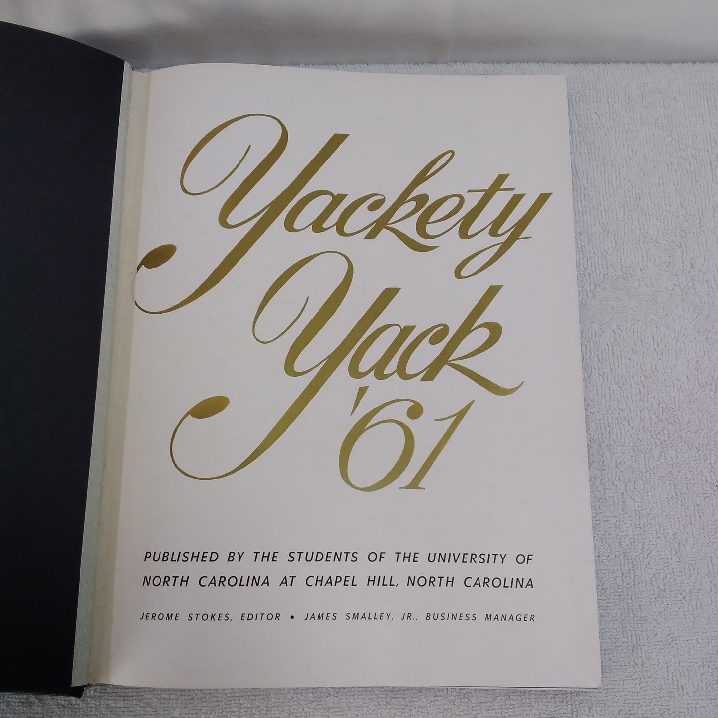 Vintage -- 1961 Edition of UNC Yakety Yak Yearbook