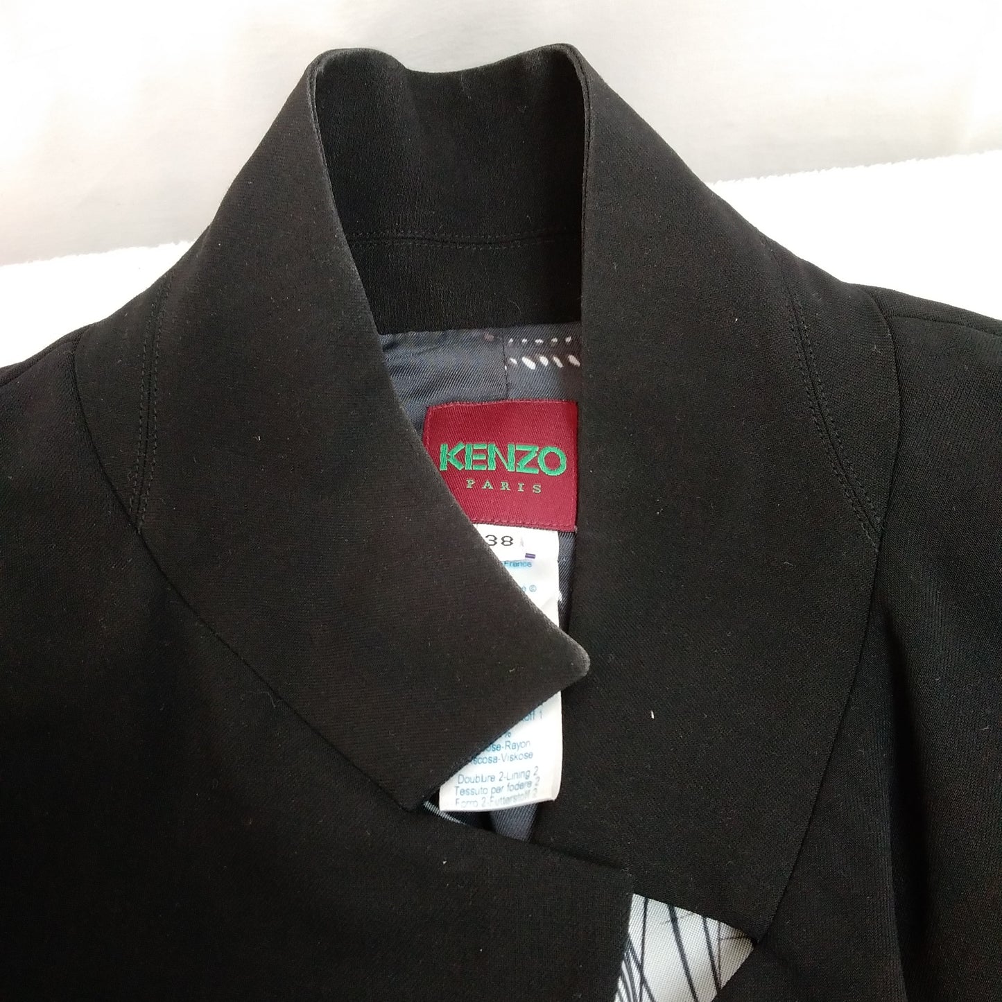 Kenzo Paris Women's Black Light Blazer -- 38 (EU)