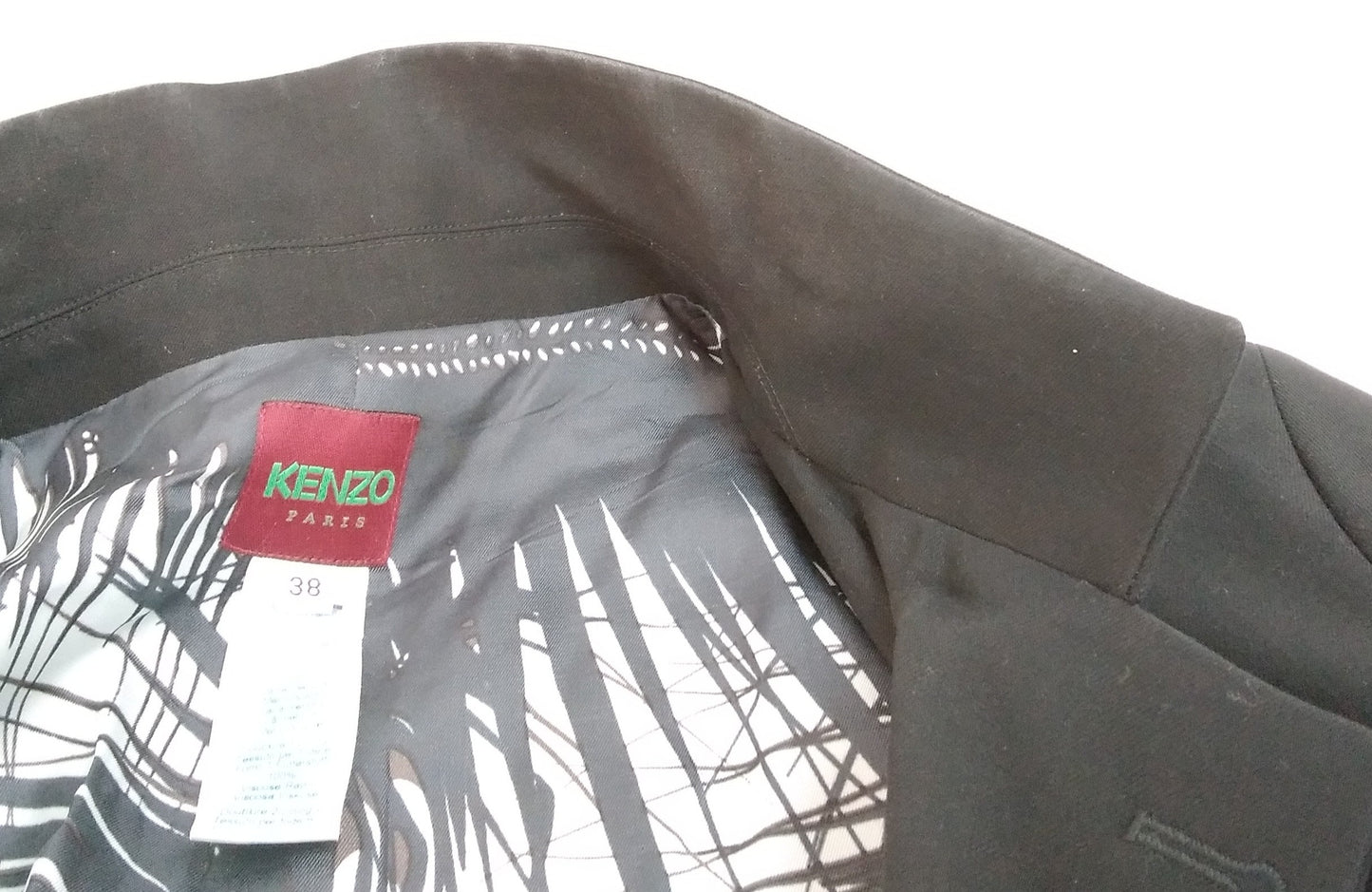 Kenzo Paris Women's Black Light Blazer -- 38 (EU)