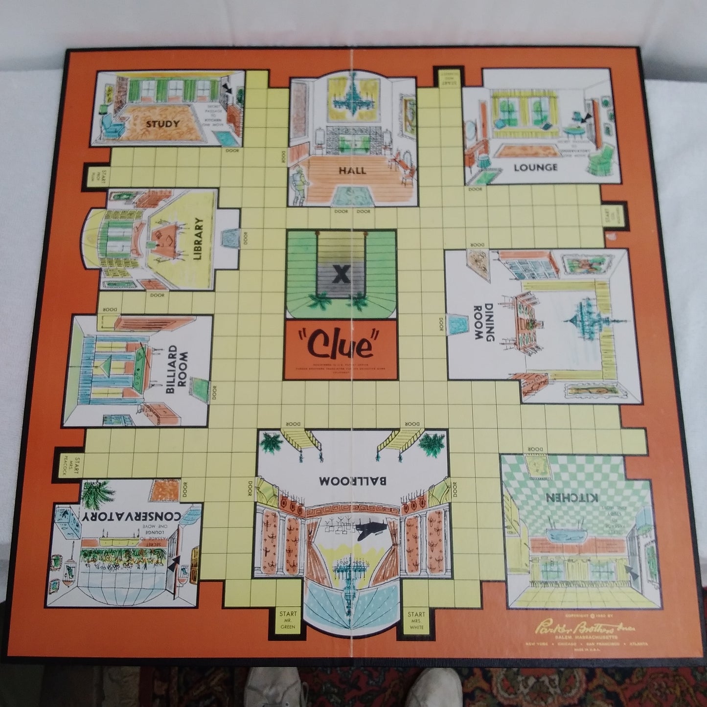 VTG -- Parker Brother's 1956 Edition of Clue