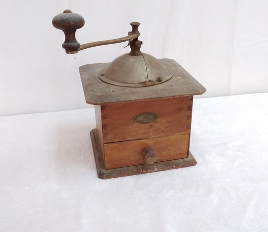 ANTIQUE -- Peugeot Freres Valentigney Coffee Mill -- early 20th c, before 1940