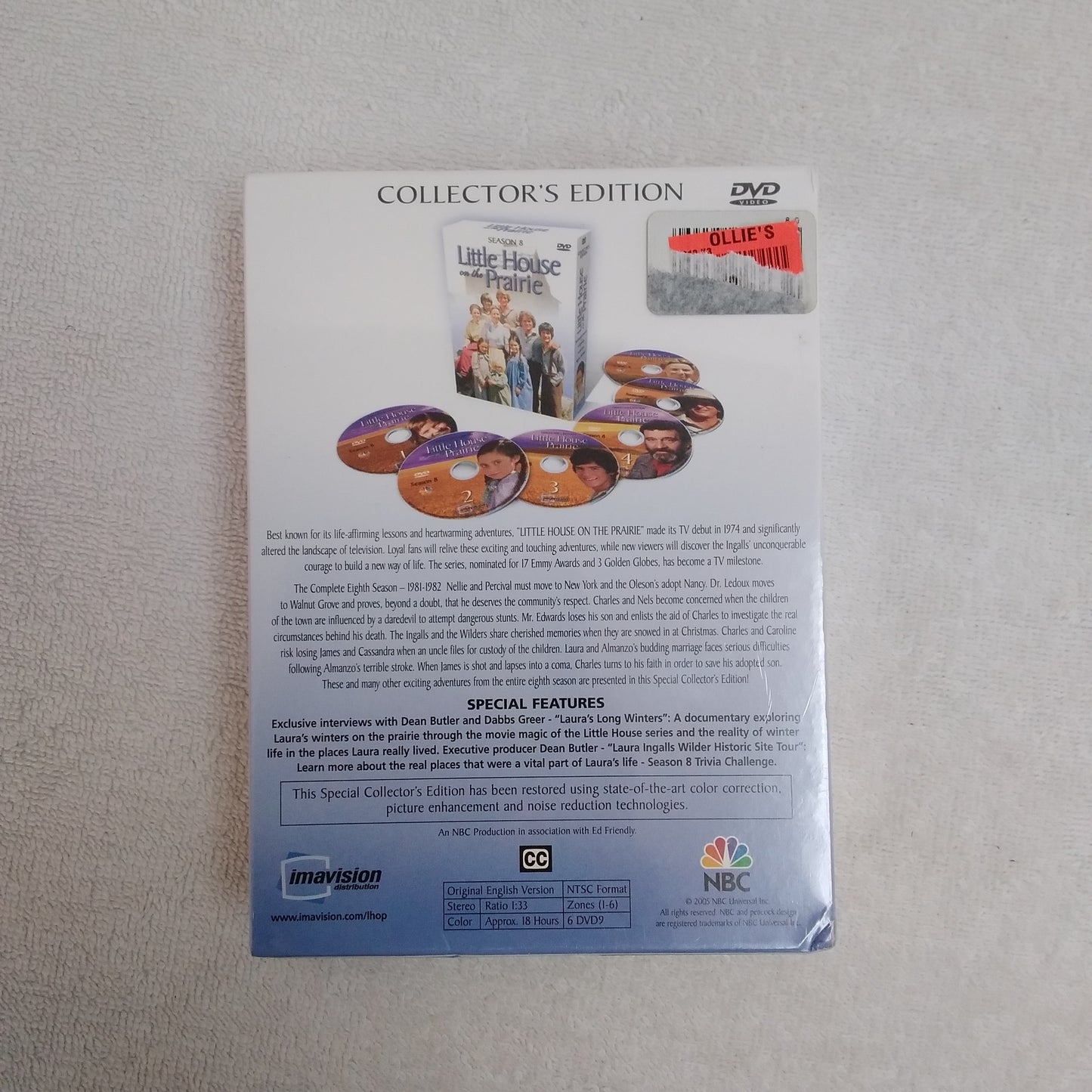 UNOPENED -- Little House on the Prairie, Season 8, Remastered Collector's Edition DVD Set