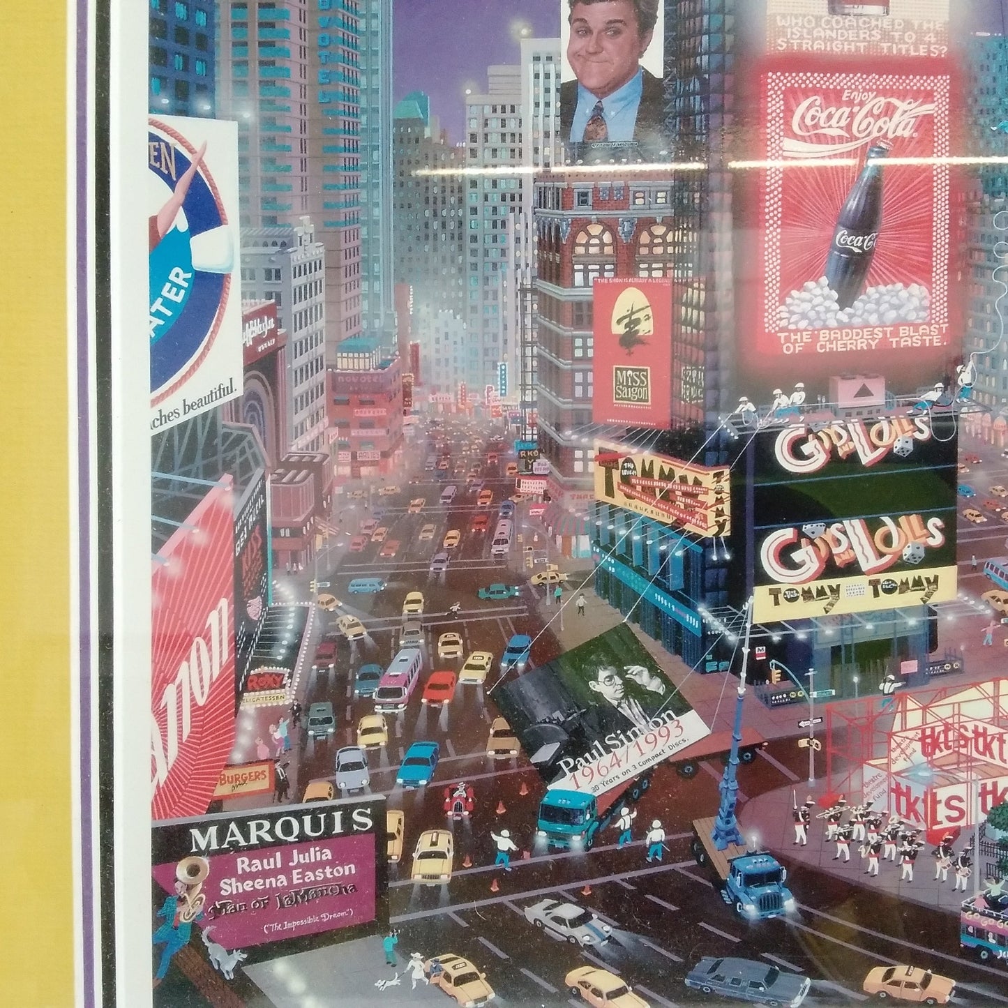 Alexander Chen, "An Evening in Times Square" -- Lithograph print -- 159/2250
