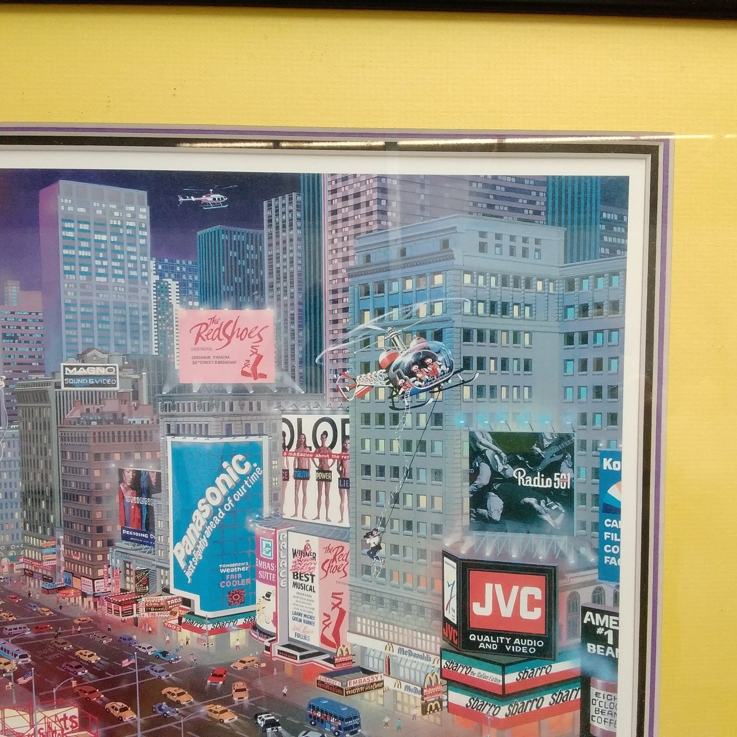 Alexander Chen, "An Evening in Times Square" -- Lithograph print -- 159/2250