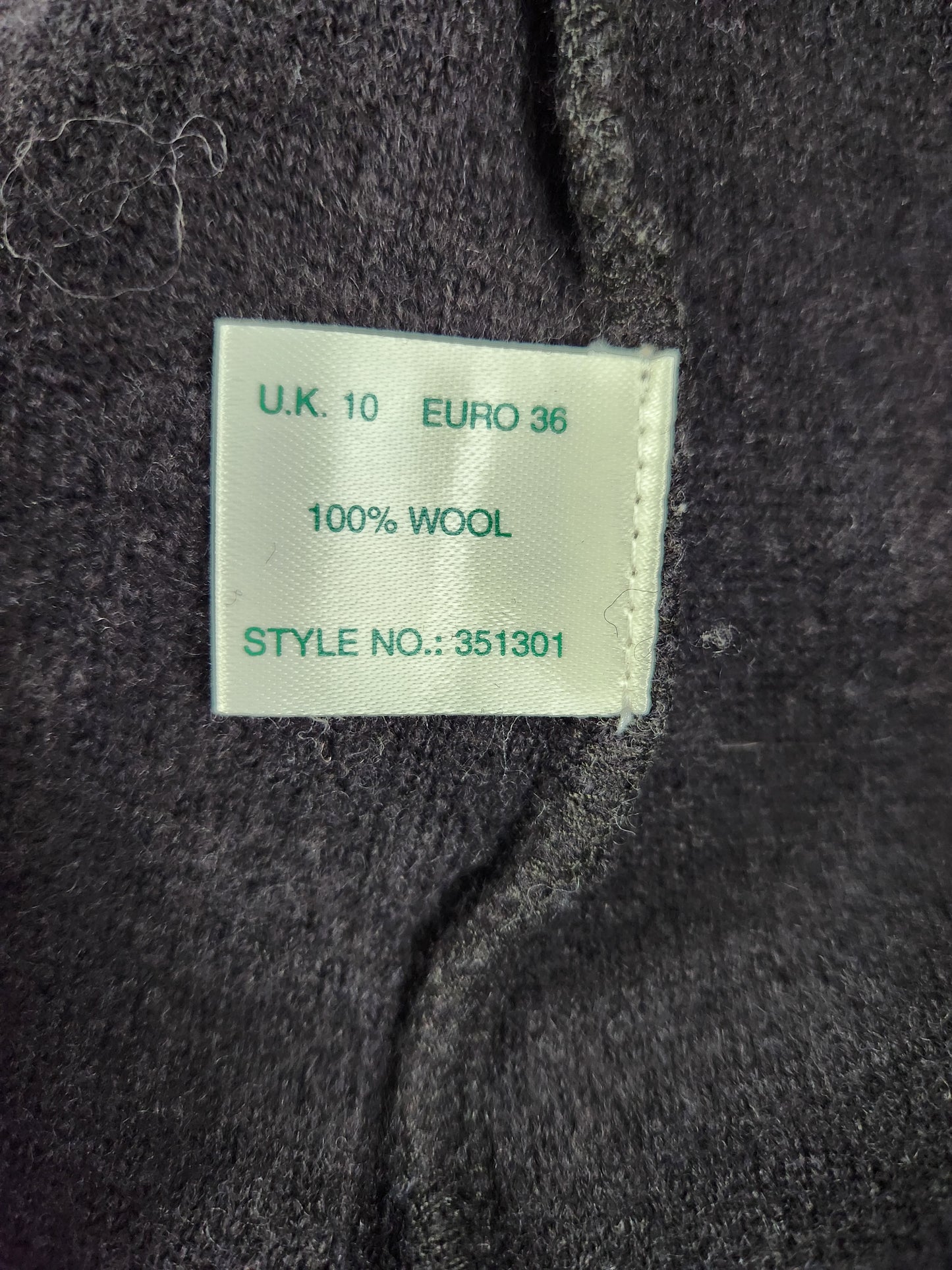 KALIKO black 100% Wool Blazer Jacket - 6