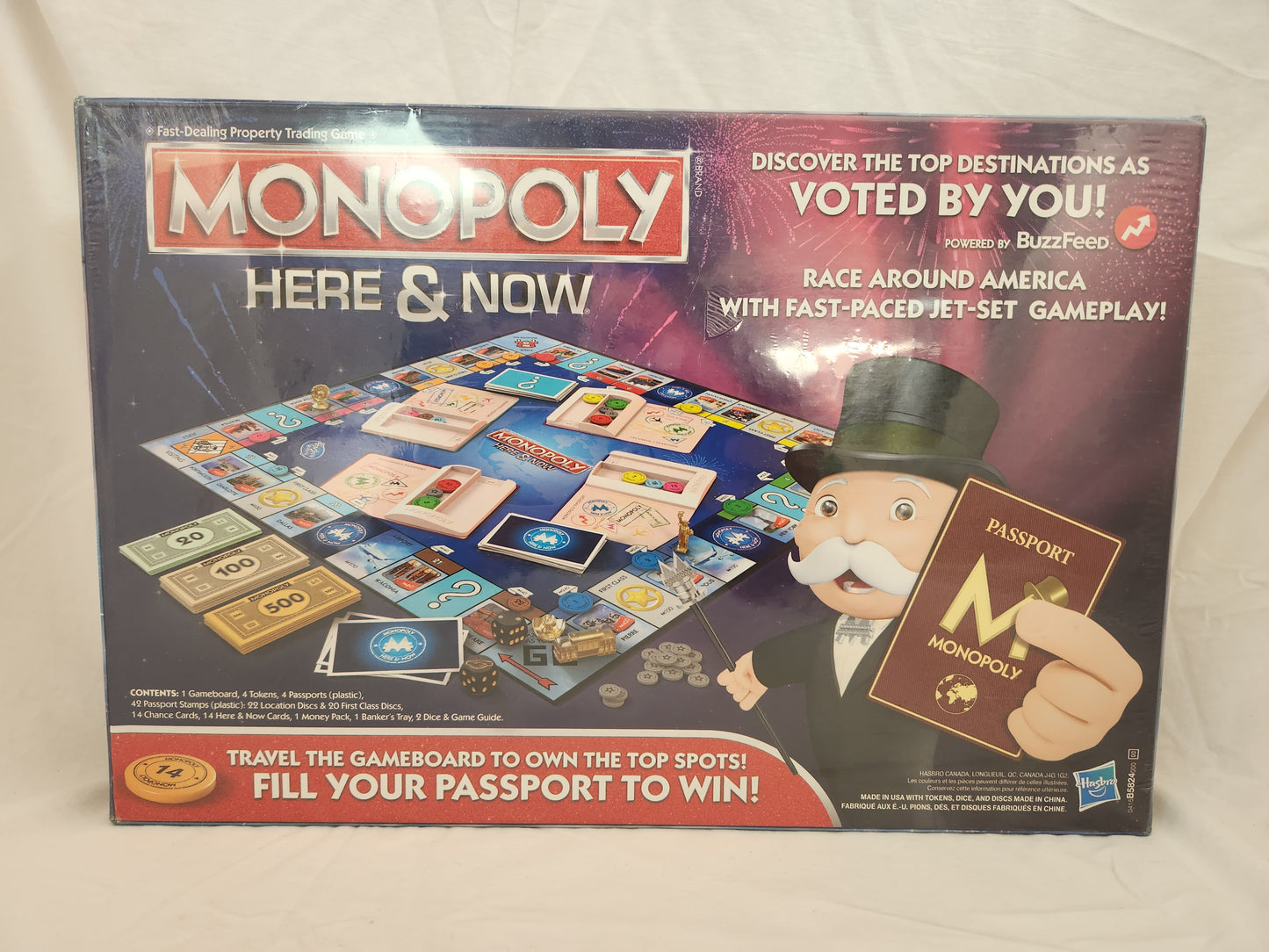 NIB - Monopoly Here & Now Board Game - B5824