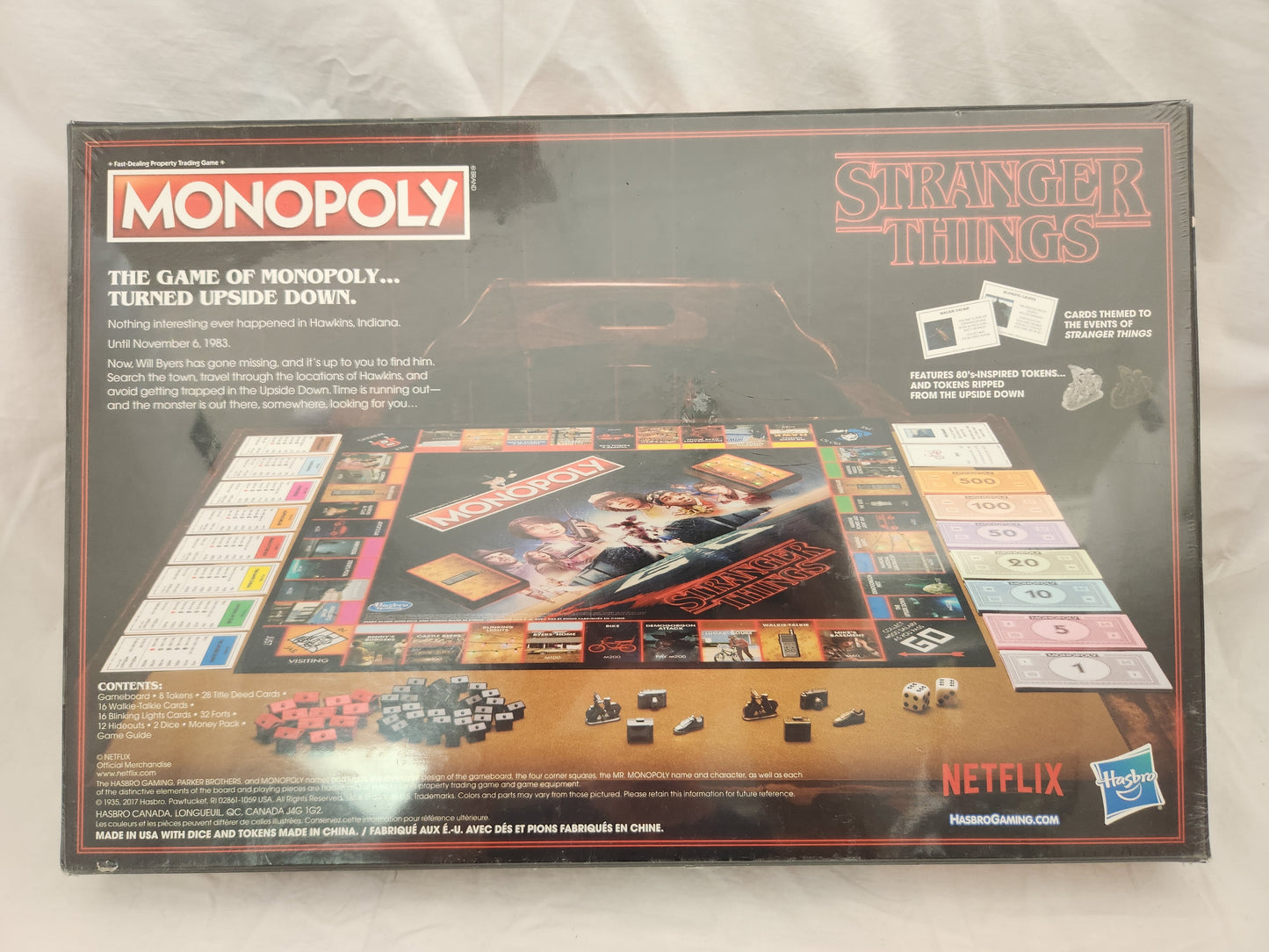 NIB - Monopoly Stranger Things Edition Board Game
