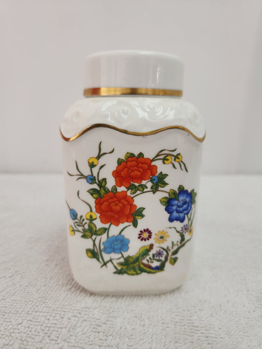 Aynsley Bone China Famille Rose Spice Jar